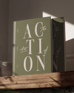 couverture du planner the art of action editions creative spark par manifa kind-9