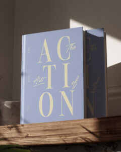 Vue de la couverture du planner journalier The Art of Actoin, des éditions Creative Spark par Manifa Kind.