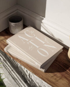 Vue de la couverture du planner journalier The Art of Actoin, des éditions Creative Spark par Manifa Kind.